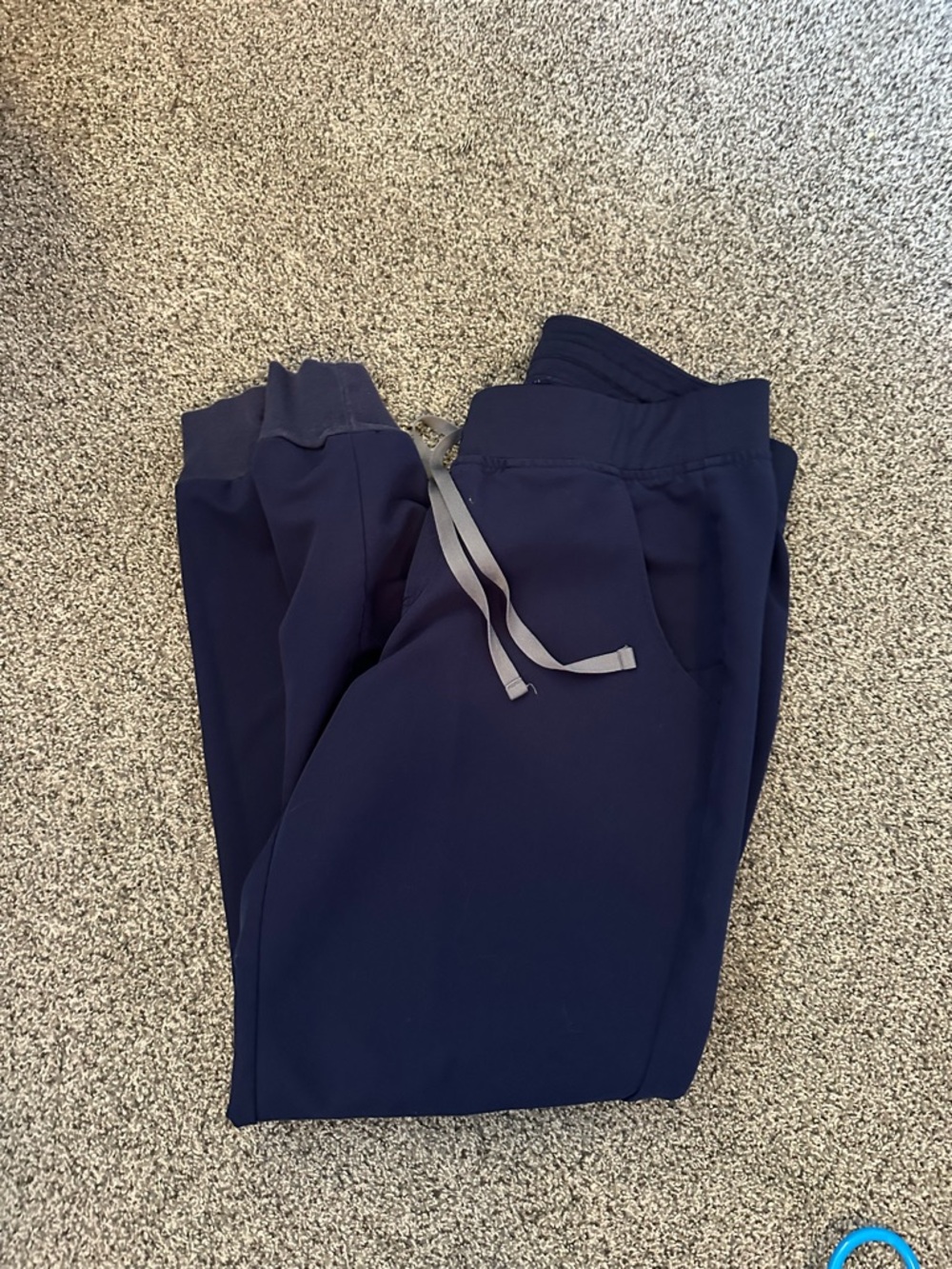 Figs Navy Blue Jogger Scrub Pants